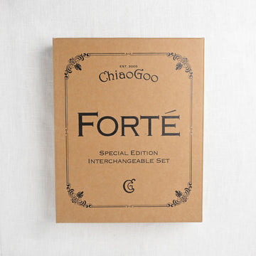 Chiaogoo Forte 2.0 Special Edition Interchangeable SS-Tipped Knitting Set -5"(13cm)